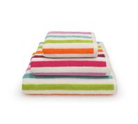 Allure Bath Fashions Cali Multicoloured Striped Towels - 100% Cotton Allure Bath Fashions Multicolor