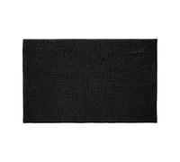 Allure Bath Fashions Chenille Bobble Bath Mat Non Slip 60 X 90Cm - Black
