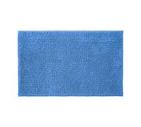 Allure Bobble Chenille Large Bath Mat Non Slip 60 x 90cm - Soft, Absorbent, Easy Care (Lupin Blue)