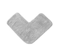 Allure Bath Fashions Corner Shower Mat 100% Cotton - Dove Grey