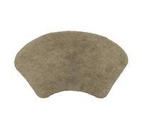 Allure Bath Fashions Curved Shower Mat 100% Cotton - Mocha