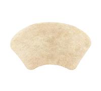 Allure Bath Fashions Curved Shower Mat 100% Cotton - Stone