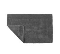 Allure Bath Fashions Elegance Reversible Heavyweight Bath Mat - Charcoal Grey
