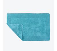 Elegance Reversible Heavyweight Bath Mat Allure Bath Fashions Turquoise One Size