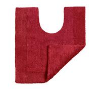 Elegance Reversible Heavyweight Pedestal Mat Allure Bath Fashions Red One Size