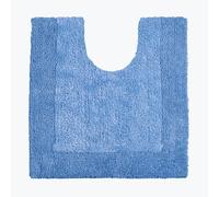 Allure Bath Fashions Elegance Reversible Heavyweight Pedestal Mat in Blue Allure Bath Fashions Blue