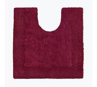 Allure Bath Fashions Elegance Reversible Heavyweight Pedestal Mat in Maroon Allure Bath Fashions Maroon