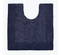 Allure Bath Fashions Elegance Reversible Heavyweight Pedestal Mat in Navy Allure Bath Fashions Navy