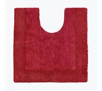 Allure Bath Fashions Elegance Reversible Heavyweight Pedestal Mat in Red Allure Bath Fashions Red