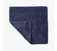 Allure Bath Fashions Elegance Reversible Heavyweight Shower Mat in Navy Allure Bath Fashions Navy