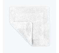 Allure Bath Fashions Elegance Reversible Heavyweight Shower Mat in White Allure Bath Fashions White