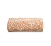 Allure Geometric Design Bath Sheet 90 x 150cm, Pack of 2 Large Bath Towels, 100% Cotton, Super soft, Washable (Blush)