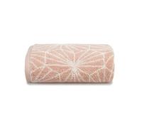 Allure Bath Fashions Geometric Design Jacquard Hand Towel - Blush Pink