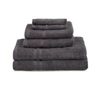 Allure Bath Fashions Hotel Essentials Cotton 6 Piece Towel Set - Charcoal Grey