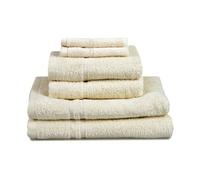 Allure Bath Fashions Hotel Essentials Cotton 6 Piece Towel Set - Cream