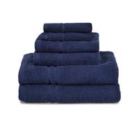 Allure Bath Fashions Hotel Essentials Cotton 6 Piece Towel Set - Navy