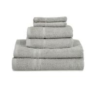 Allure Bath Fashions Hotel Essentials Cotton 6 Piece Towel Set - Silver