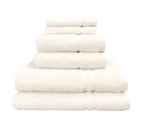 Allure Hotel Essential 100% Cotton 6 Piece Towel Bale Natural