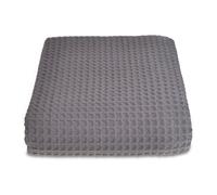 Allure Sedona 175 x 225 Waffle Throw - Grey, Grey