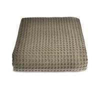 Allure Bath Fashions Hotel Waffle Throw Blanket - Khaki, 175 X 225Cm