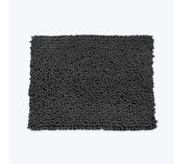 Allure Bath Fashions Jumbo Bobble Bath Mat - Non Slip, Luxury Deep Pile Bath Rug - Charcoal Grey