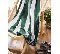 Jumbo Cabana Stripe Beach Towel Allure Bath Fashions Khaki Jumbo Towel