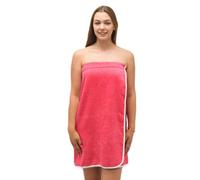 Allure Bath Fashions Ladies Adjustable Shower Wrap - Pink, L/xl