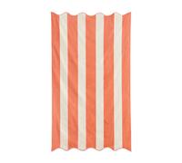 Allure Bath Fashions Large Scalloped Striped Beach Towel - Burnt Orange