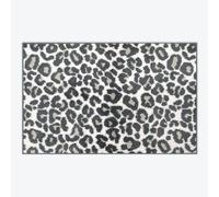Allure Bath Fashions Leopard Bath Mat Non-Slip in Grey Allure Bath Fashions Grey