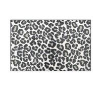 Allure Bath Fashions Leopard Bath Mat Non-Slip in Grey Allure Bath Fashions Grey