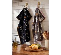 Allure Bath Fashions Luxury Halloween Hand Towels - 100% Cotton Spooky Tea Towels Allure Bath Fashions Multicolor