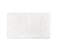 Allure Bath Fashions Luxury Non Slip Chunky Bobble Bath Mat - White