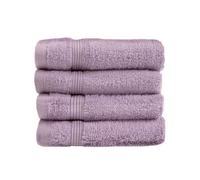 Allure Bath Fashions Luxury Zero Twist Egyptian Cotton 4 Pack Face Cloths - Heather