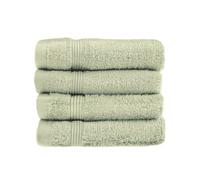 Allure Bath Fashions Luxury Zero Twist Egyptian Cotton 4 Pack Face Cloths - Sage Green