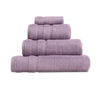 Allure Zero Twist Hand Towel Set for Bathroom, Pack of 2, 50 x 85cm, 100% Egyptian Cotton (Heather)
