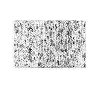 Allure Bath Fashions Marl Chunky Bobble Bath Mat Non Slip - Dark Grey