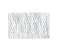 Allure Bath Fashions Marl Chunky Bobble Bath Mat Non Slip in Light Grey Allure Bath Fashions Light Grey