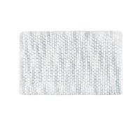 Allure Bath Fashions Marl Chunky Bobble Bath Mat Non Slip - Light Grey