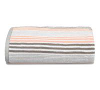 Allure Bath Fashions Merlin Striped Bath Towel - 100% Cotton in Pale Pink Allure Bath Fashions Pale Pink