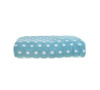 Allure Bath Fashions Polka Dot Patterned Towels - Duckegg in Duck Egg Blue | Size: Bath Sheet Allure Bath Fashions Duck Egg Blue Bath Sheet