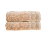 Allure Bath Fashions Set of Two Sparkle Luxury Bath Towels, Shimmering Metallic Edge, Supersoft 100% Combed Cotton, Made in Turkey, 70cm x 130cm, 550gsm - Fully Guaranteed.