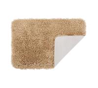 Allure Bath Fashions Shaggy Microfibre Non Slip Bath Mat 40 x 60cm in Beige | Size: 40 x 60 cm Allure Bath Fashions Beige 40 x 60 cm