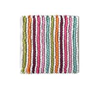 Allure Bath Fashions Striped Chunky Bobble Shower Mat Allure Bath Fashions Multicolor