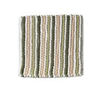 Allure Bath Fashions Striped Chunky Bobble Shower Mat - Green