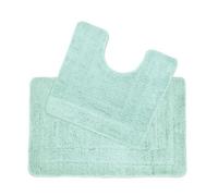 Allure Lisa Bath And Pedestal Mat Set - Duckegg