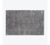 Allure Bath Fashions Velvet Chenille Bobble Bath Mat Non-Slip - Dove Grey
