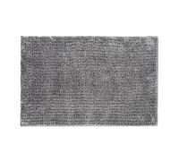 Allure Bath Fashions Velvet Chenille Bobble Bath Mat Non-Slip in Light Grey Allure Bath Fashions Light Grey
