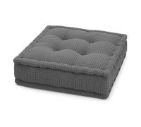 Allure Bedding Square Booster Seat Cushion, Thick Firm Fleece Pad for Chair, Multi-Purpose Support for Home, Office, Garden, Pregnancy, Maternity, Elderly, Post Surgery (Grey)