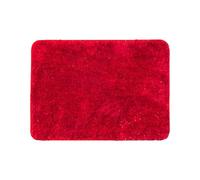 Allure Bling Shower Mat Non Slip Bath Mat 40 x 60cm - Super Soft, Deep Pile Microfibre Small Bathroom Mat with Sparkle Threads (Red)