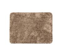 Allure Bling Shower Mat Non Slip Bath Mat 40 x 60cm - Super Soft, Deep Pile Microfibre Small Bathroom Mat with Sparkle Threads (Mocha)